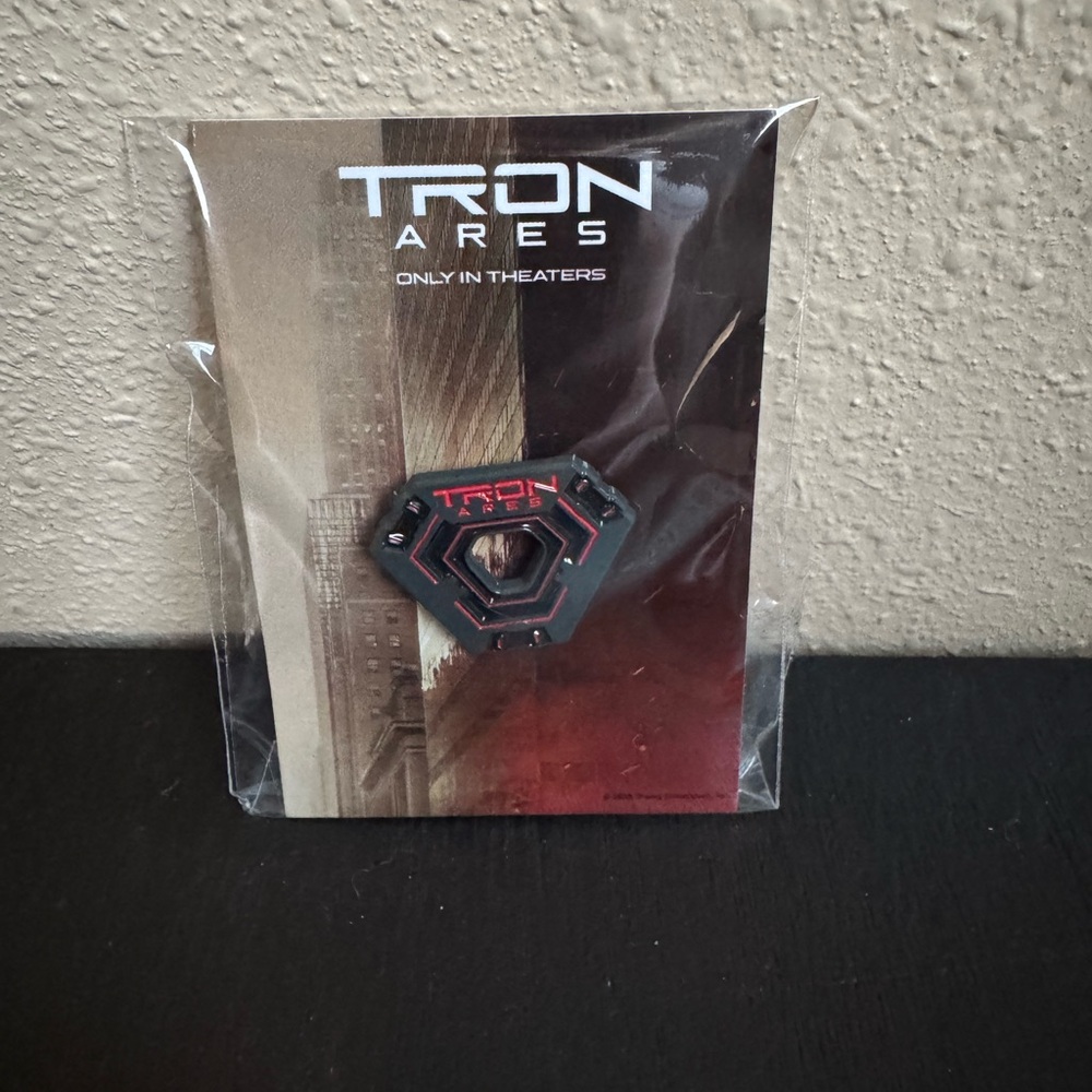 Tron Ares Black and Red Collectible Pin